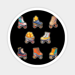 Gold Digger Roller Skates Magnet